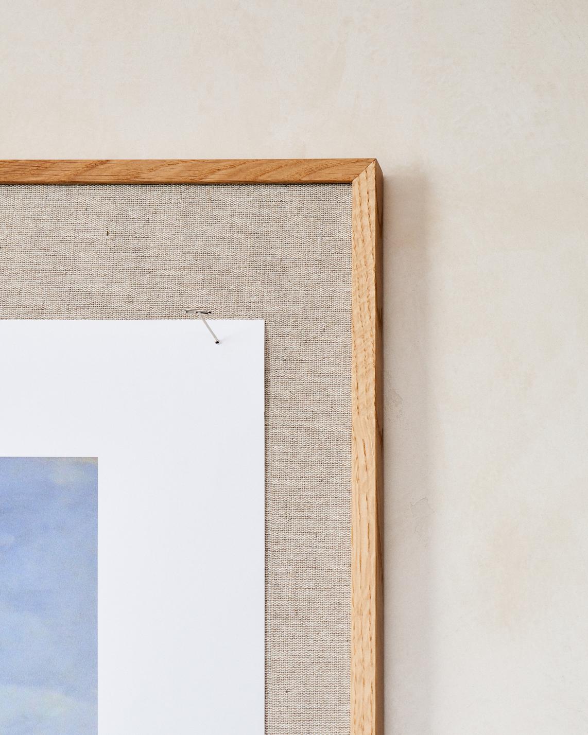 Wood linen opslagstavle