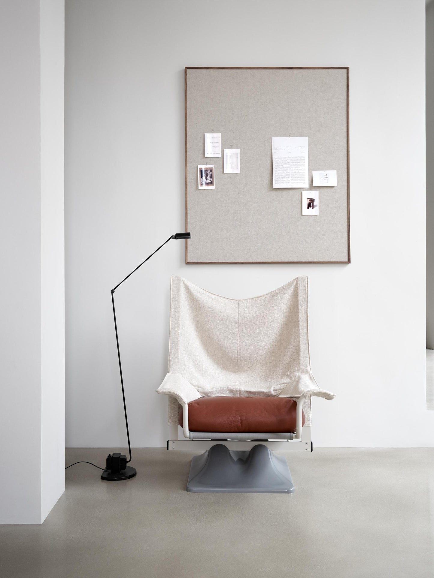 Wood linen opslagstavle