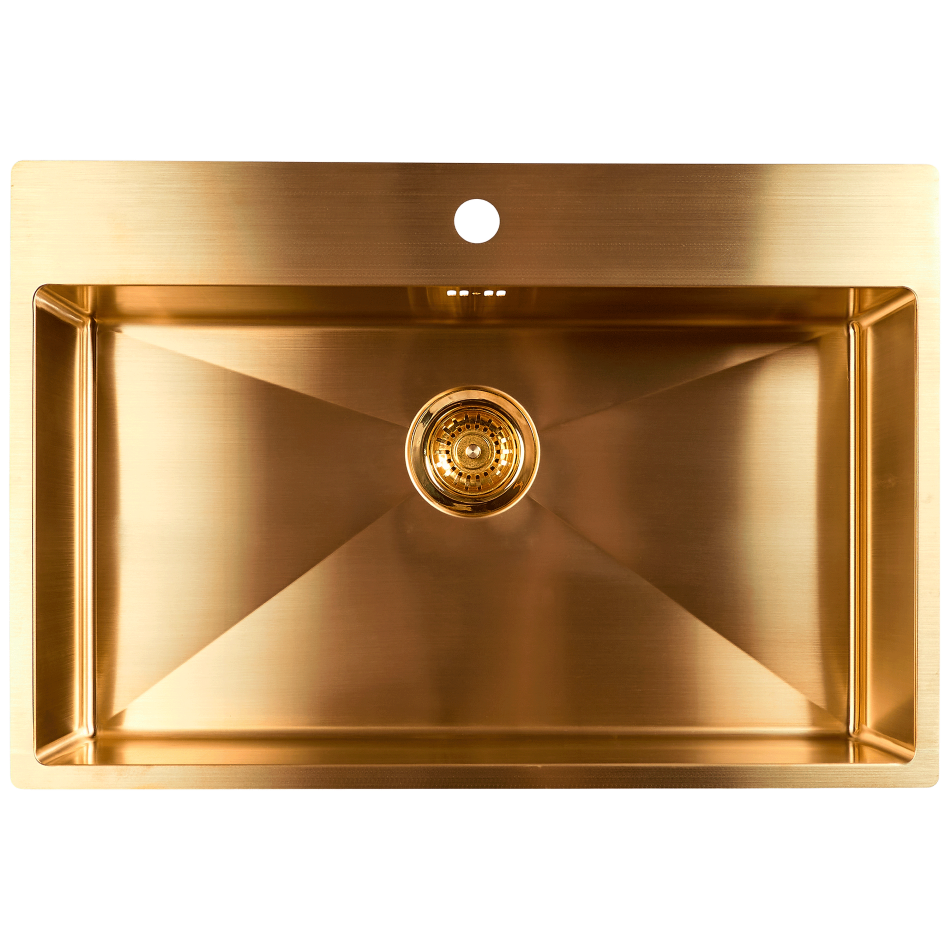 Messing vask m. bagplade